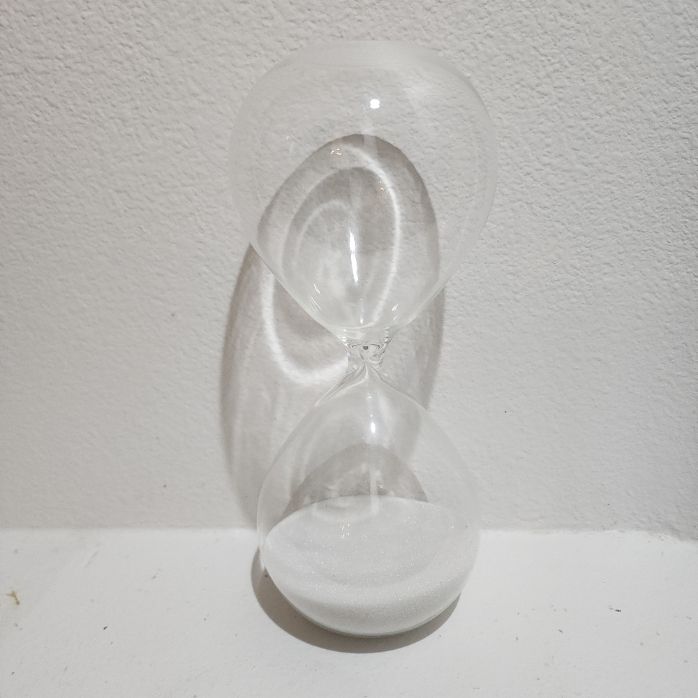 Crate & Barrel Hourglass Sand Timer